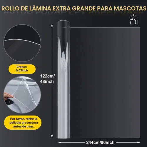 Vista 2 de Beeveer - Rollo de plástico transparente para manualidades