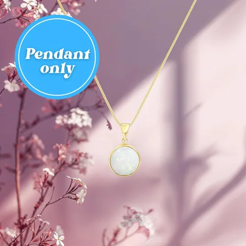 Vista 4 de Collar de Piedras Preciosas de Oro de 14K para Mujer - Collares de Oro Sólido - Collar con Colgante de Oro - Collar Llamativo de Oro para Mujer