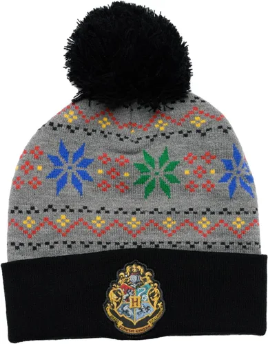 Vista 5 de Harry Potter Hogwarts - Gorro de punto y guante de texto, unisex, para hombre y mujer, Hogwarts