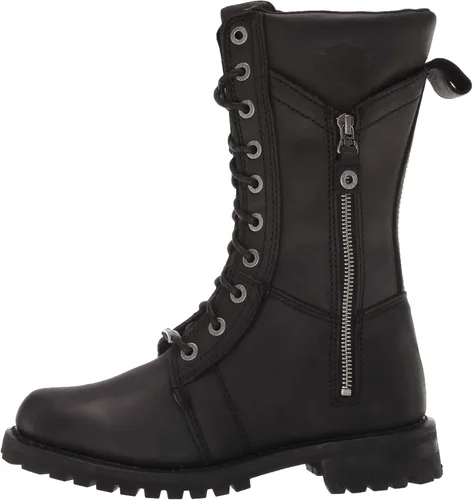 Vista 8 de HARLEY-DAVIDSON FOOTWEAR Botas de motocicleta Harnett para mujer, Negro