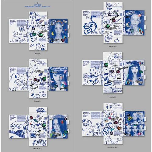Vista 2 de dreamus NewJeans - 1st EP 'New Jeans' album [Bluebook ver] (HYEIN)