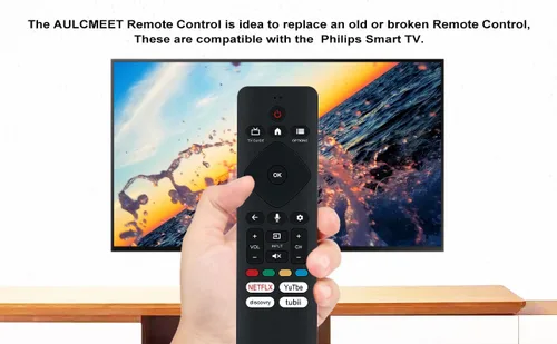 Vista 5 de URMT26CND002 - Control remoto de voz de repuesto para Philips Smart TV 55PUL7672/F7 55PUL7552/F7 50PUL7552/F7 643PUL7652/F7 65PUL7552 50PUL7672/F7
