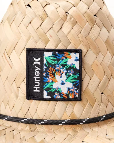 Vista 2 de Hurley Men's Straw Hat - Channel Islands Lifeguard Straw Sun Hat