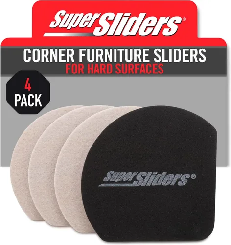 Vista 9 de Almohadilla de fieltro y patín oculto reutilizable para muebles, para pisos rígidos (4 piezas) – Superdeslizadores de 5", 4734195N