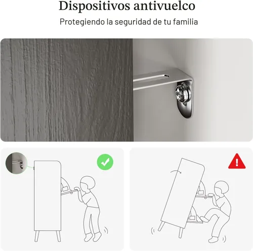 Vista 9 de Armario de almacenamiento de zapatos con 2 cajones abatibles y estantes ajustables, armario organizador de zapatos estrecho con puertas ganchos Negro