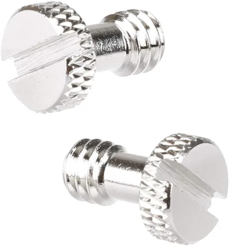 Vista 4 de CAMVATE Tornillo ranurado de 1/4"-20 para placa de liberación rápida (2 piezas) - 2024