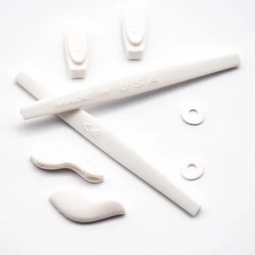 Vista 2 de Imytpft 2 White CompatibleReplacement Silicone Leg Set For Oakleys Juliet Sunglasses Rubber Kit