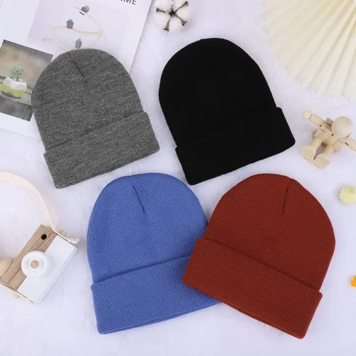 Vista 4 de Cooraby Gorro de invierno cálido gorro de punto suave para hombres o mujeres