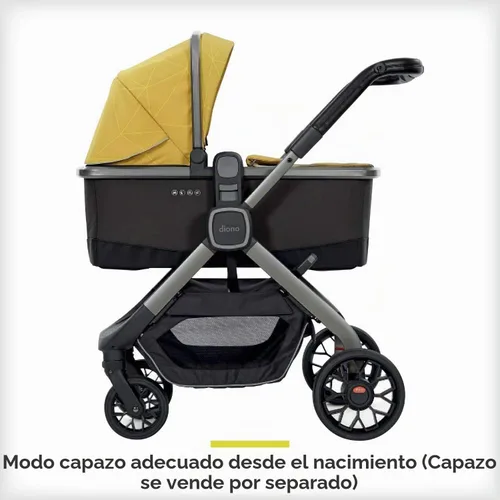 Vista 3 de Diono Quantum2 - Cochecito multimodo 3 en 1 para bebé, bebé, cochecito para niños pequeños, compatible con asiento de automóvil, adaptadores Faceta