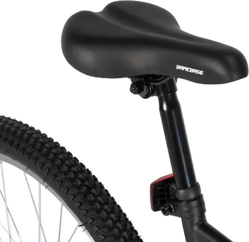 Vista 9 de Hiland Bicicleta de montaña de suspensión completa para hombre, 18 velocidades, rueda de 26 pulgadas, bicicleta de doble freno V para hombres