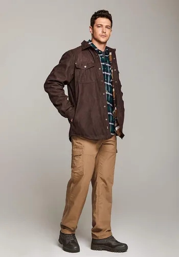 Vista 4 de CQR Pantalones tácticos de invierno para hombre, pantalones de trabajo térmicos para senderismo, pantalones cargo con forro polar para nieve y esquí