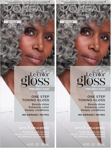 Vista 13 de L'Oréal Paris Le Color One Step - Brillo tonificante para el cabello, color caoba, 4 onzas