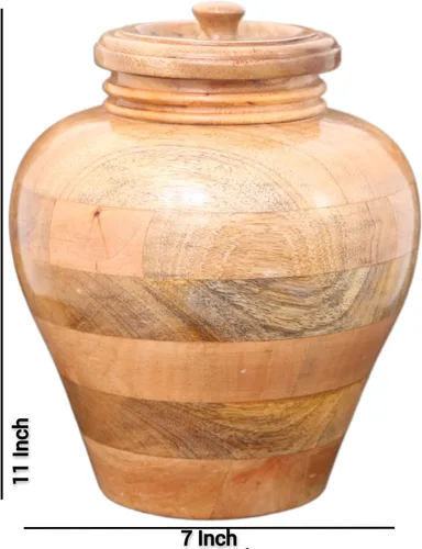 Vista 5 de Urna de madera hecha a mano para cenizas humanas para adultos, capacidad de 200 pulgadas cúbicas, urna funeraria para cenizas, caja de recuerdo