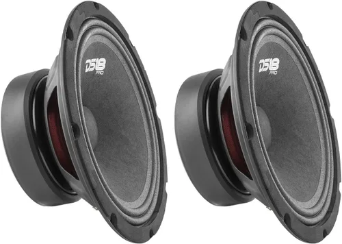 Vista 15 de DS18 PRO-GM6.4B - Altavoz de 6.5 pulgadas, rango medio, bala de aluminio roja, 480 W máximo, 140 W RMS, 4 ohmios, altavoces de puerta de audio