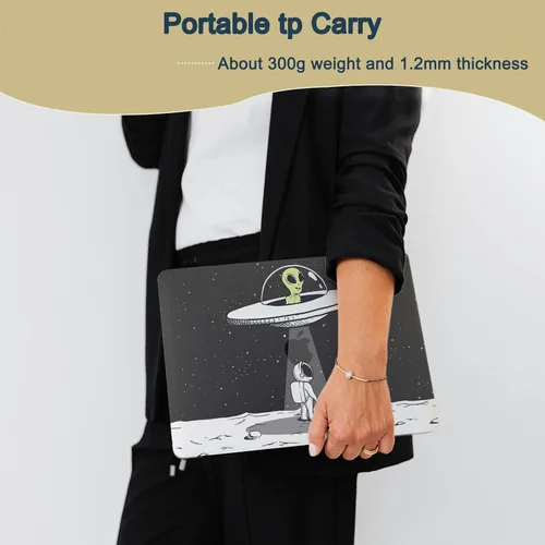 Vista 6 de Funda compatible con MacBook Air de 11 pulgadas 2015-2010 A1465 A1370, diseño impreso de plástico para laptop, carcasa protectora Air de 11.6