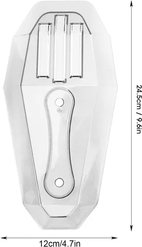 Vista 5 de KIMISS Protectores de mano para motocicleta, 2 unidades de protectores de mano para motocicleta, protector de cepillo de mano, barra protectora