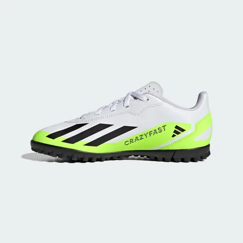 Vista 3 de adidas Tenis unisex X Crazyfast.4 Turf para niños