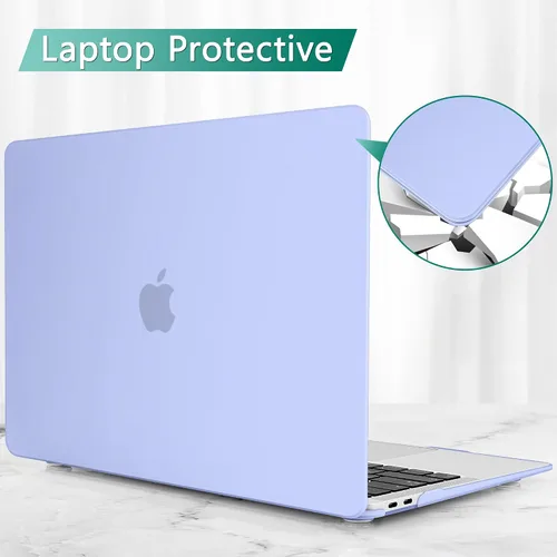 Vista 7 de May Chen Compatible con MacBook Air de 13 pulgadas 2021 2020 2019 2018 Modelo: M1 A2337 A2179 A1932, carcasa rígida de plástico mate para MacBook