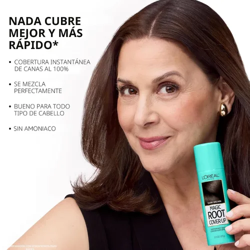 Vista 7 de Tinte cubre raíces L 'Oreal Paris Cabello Color , Total 1, Negro