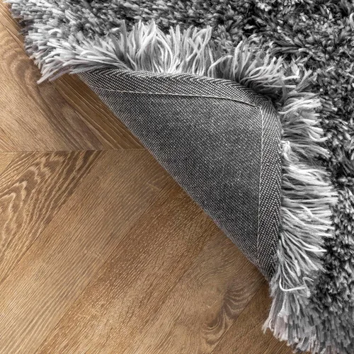 Vista 4 de nuLOOM Kristan Modern Shag - Alfombra decorativa, 3 x 5, color gris