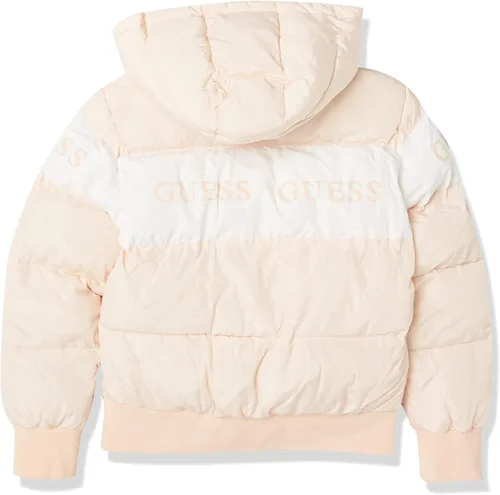 Vista 2 de GUESS Sudadera con capucha con logotipo para niñas