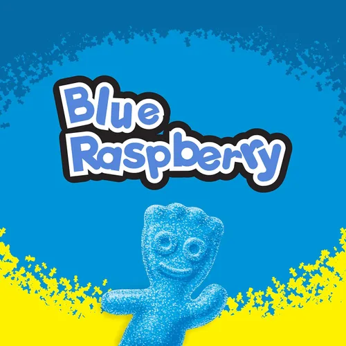 Vista 6 de SOUR PATCH KIDS Caramelo suave y masticable de frambuesa azul, bolsas de 12-8 onzas