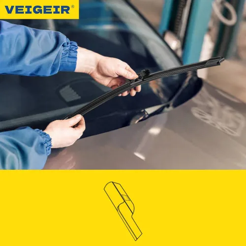 Vista 5 de Paquete de 2 limpiaparabrisas delantero de 26 + 19 pulgadas, compatibles con Tesla Model 3 2017-2023, Tesla Model Y 2020-2022