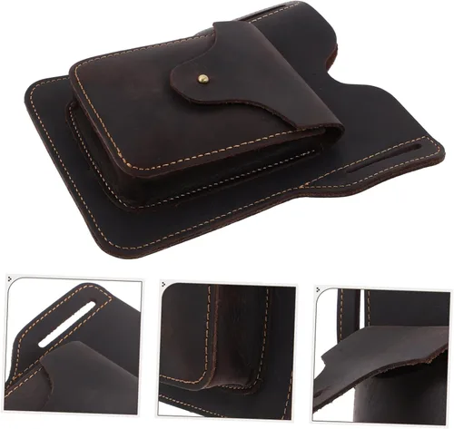 Vista 8 de Didiseaon 2 unids bolso de cinturón de teléfono para correr, funda para teléfono, funda de cuero para teléfono, fanny hip celular, fundas
