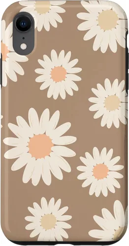 Vista 25 de Boho Neutral Cute Floral Pattern White Daisy Flowers Spring Case for iPhone 17