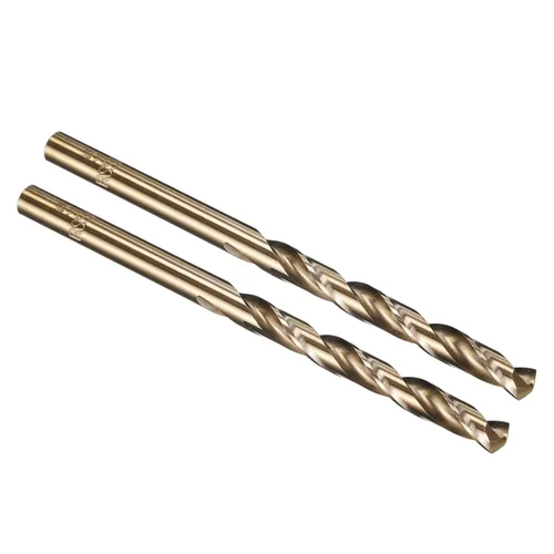 Vista 64 de PATIKIL Broca Jobber de 0.039 in, vástago recto M35 cobalto 5% acero de alta velocidad 135° acabado dorado para metal duro de acero inoxidable - 2
