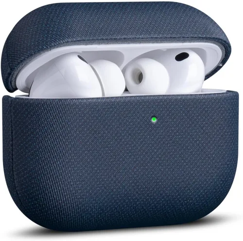 Vista 17 de Haobobro Funda de piel para AirPods Pro 3, piel seleccionada respetuosa con la piel, con textura de fibra de carbono, hecha a mano, funda rígida