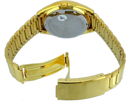 Vista 2 de Orient FAB00002B - Reloj automático para hombre con esfera negra de 3 estrellas color dorado