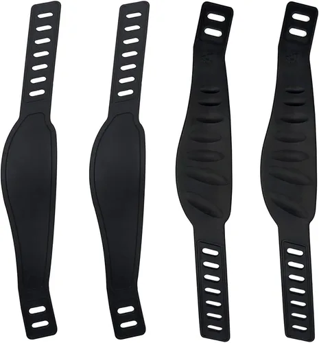 Vista 8 de Correas de pedal de bicicleta estática, correa universal resistente de longitud ajustable, se adapta a la mayoría de pedales de bicicleta, bicicleta