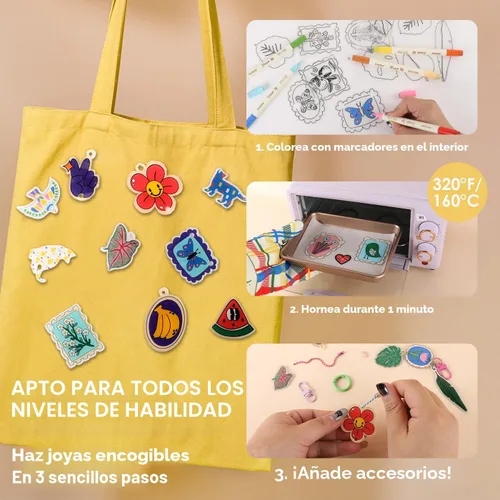 Vista 6 de Grabie Kit de manualidades de arte retráctil de más de 25 formas Paws & Wings - Libertad creativa