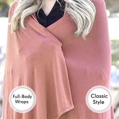 Vista 26 de K E L O R Luxury Cooling Travel Blanket - Stretchy, Lightweight Soft & Breathable Shawl Wraps for Women