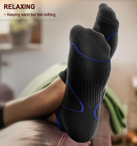Vista 9 de BULLIANT Calcetines de correr para hombre, 6 pares, calcetines de tobillo que no se ven transpirables, absorben para hombres y mujeres, suela