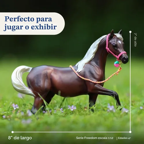 Vista 2 de Breyer Serie Freedom Set de regalo para 4 amigos – Perfección rosa Figura de caballo Modelo B-FS-10438