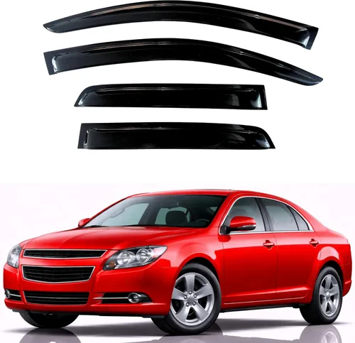 Vista 143 de KPY Moldura deflectora de viento con protección contra la lluvia compatible con Mazda CX-3 2016-2021 (CX3), 4 unidades, para ventana lateral