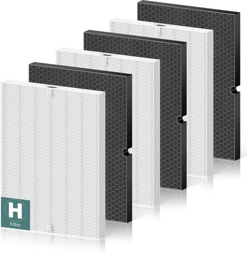 Vista 16 de 116130 Filtro de Repuesto H Removedor de Humo para Purificador de Aire Winix 5500-2 AM80 Plasmawave, Paquete Combinado de Filtro HEPA Verdadero