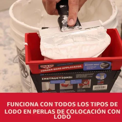Vista 6 de Aplicador de Esquinero con Soporte para Cubeta - Advance Equipment MFG Co. Aplicación de Lodo Rápida y Consistente Modelo 6CBA2 MÁS DE 100
