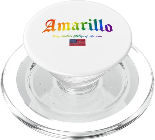 Vista 7 de Amarillo Gothic Design Lgbtqai+ rainbow Version PopSockets Adhesive PopGrip