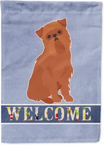 Vista 93 de Caroline's Treasures CK3645GF Bandera de bienvenida de bulldog inglés para jardín, bandera decorativa para patio exterior, obras de arte de patio