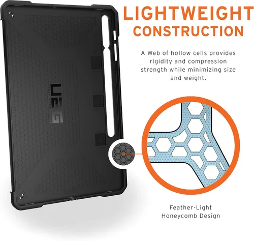 Vista 6 de URBAN ARMOR GEAR UAG - Funda protectora diseñada para Samsung Galaxy Tab S7 Plus, 12.4 pulgadas, funda protectora resistente resistente