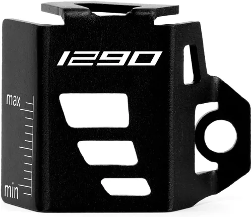 Vista 8 de Modeer Compatible con 1090 Adventure R 2016-2021 Depósito de líquido de freno trasero de motocicleta Protección 1190r accesorios de aventura (negro)