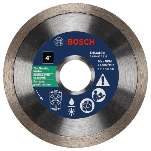 Vista 11 de Bosch DB4543S Hoja de diamante de borde continuo estándar de 4.5 pulgadas