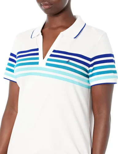Vista 3 de Nautica - Polo de algodón elástico para mujer