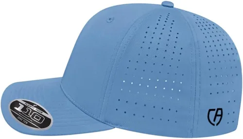 Vista 3 de Cap America i8533 Flexfit 110 Gorra Snapback Perforada de Rendimiento de Perfil Medio de 6 Paneles con Protección UV y Snapback Ajustable