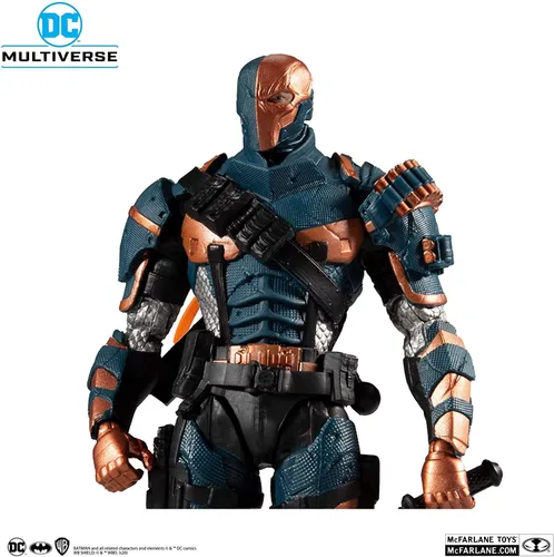 Vista 2 de McFarlane Toys DC Multiverse Deathstroke: Batman: Arkham Origins - Figura de acción de 7 pulgadas, multicolor (15342-2)