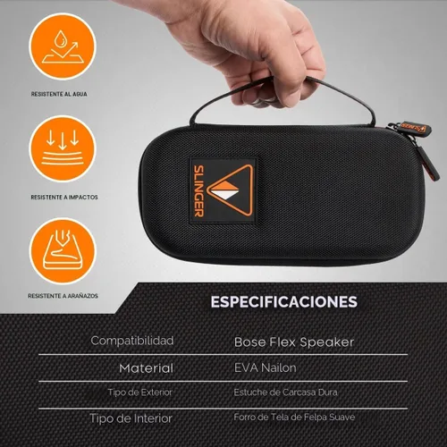 Vista 8 de Bose SoundLink Flex Altavoz Bluetooth portátil (2.ª generación), altavoz para exteriores con audio de alta fidelidad, hasta 12 horas de batería