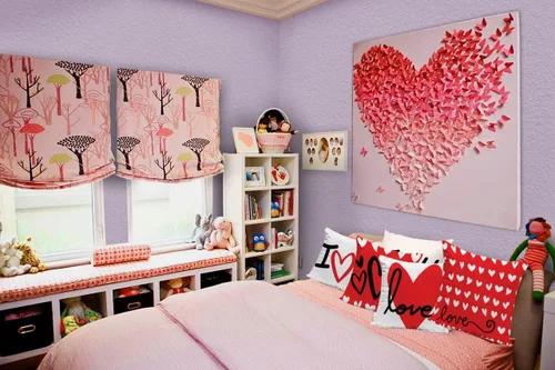 Vista 2 de Juego de 4 fundas de almohada decorativas para el día de San Valentín de 18 x 18 pulgadas, diseño de arpillera de corazón, fundas de cojín y cojines